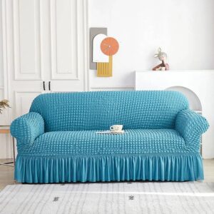 H13- Housse en polycoton bleu ciel