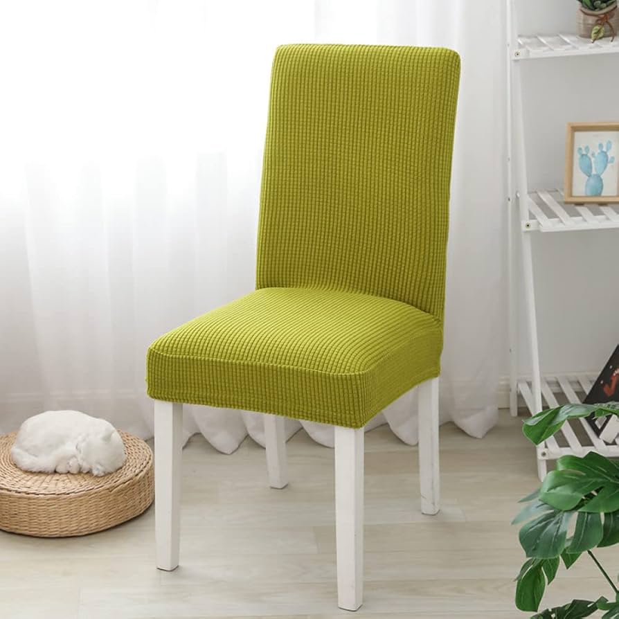 CS2- Housse de chaise Daim Vert