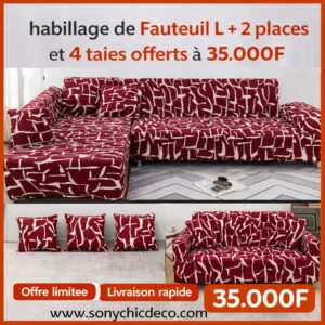 Housse en polyester motif L18
