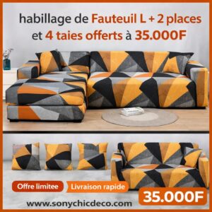 Housse en polyester motif L10